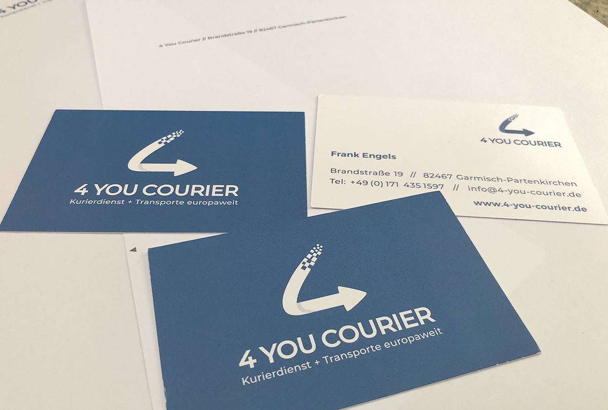 4 YOU COURIER – Geschäftsausstattung