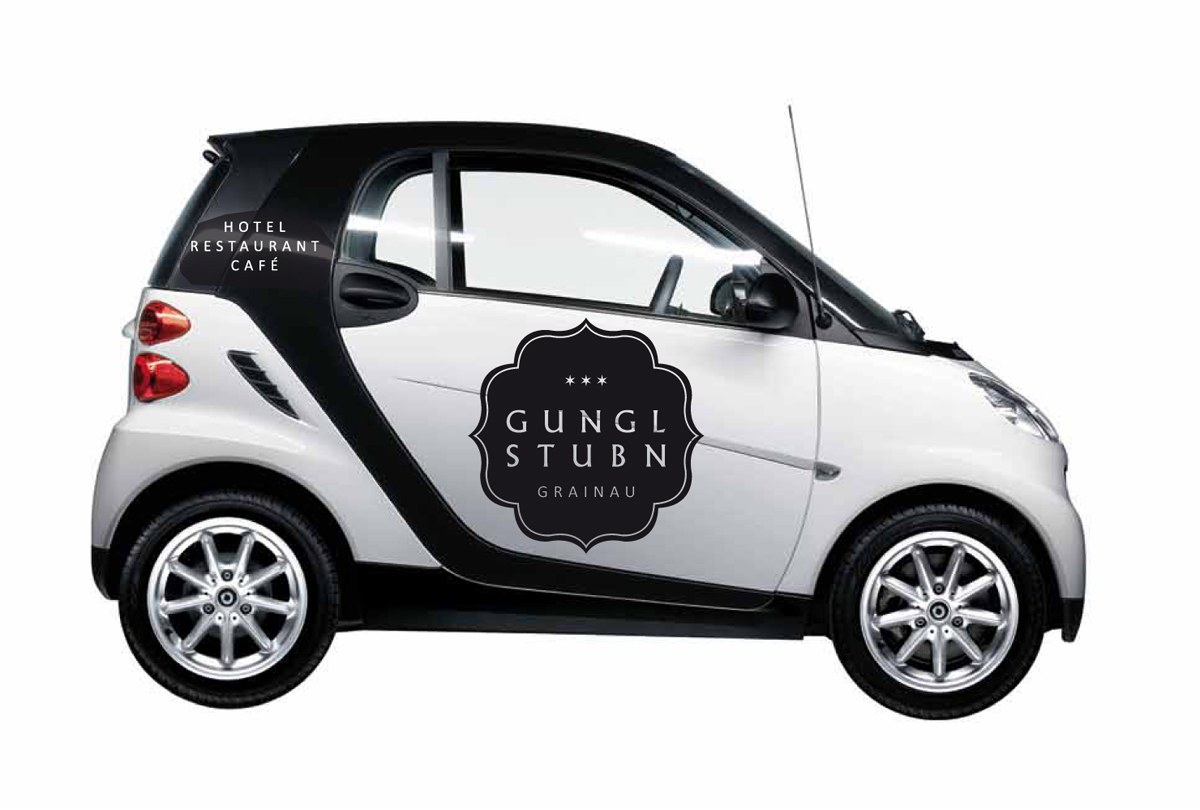 Gunglstubn - Autobeklebung