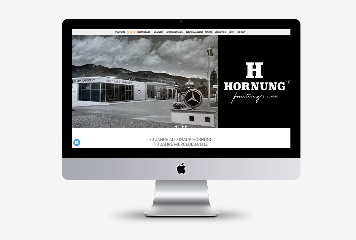 NAGEL Werbeagentur - Aktuelle Projekte - 70 Jahre Hornung