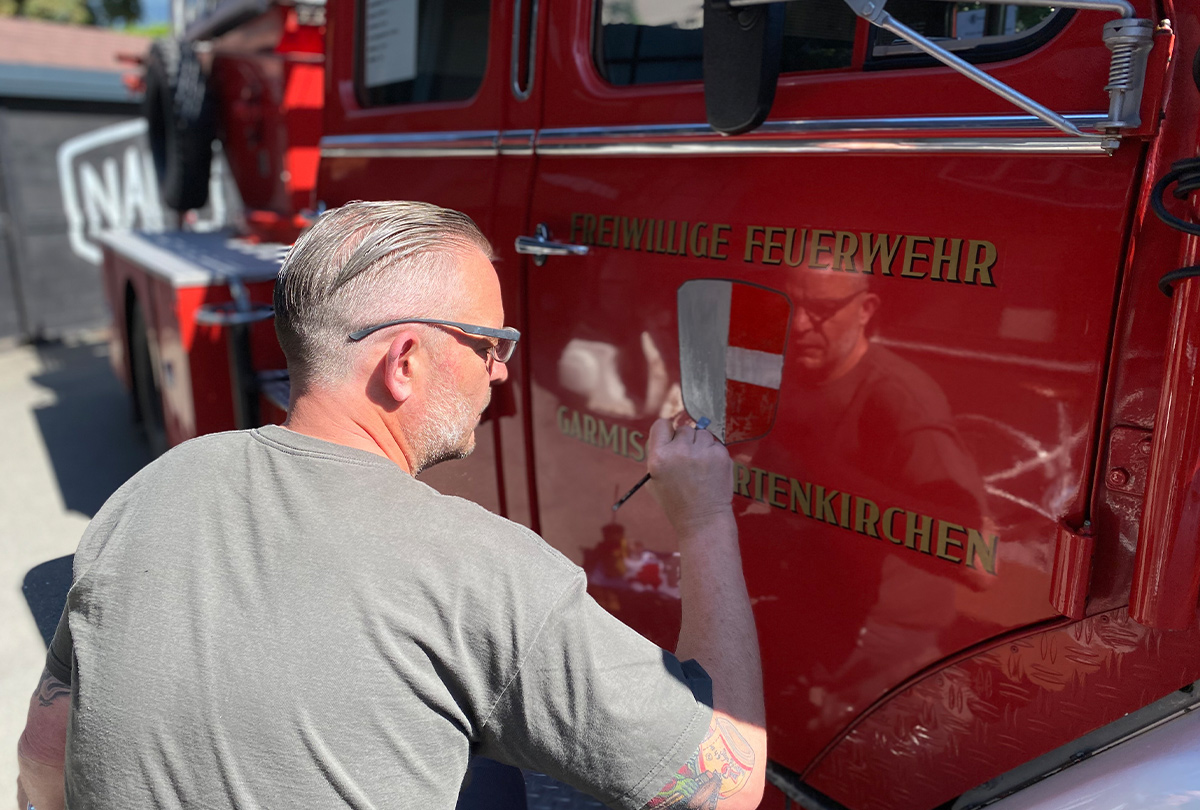 Freiwillige Feuerwehr – Lettering