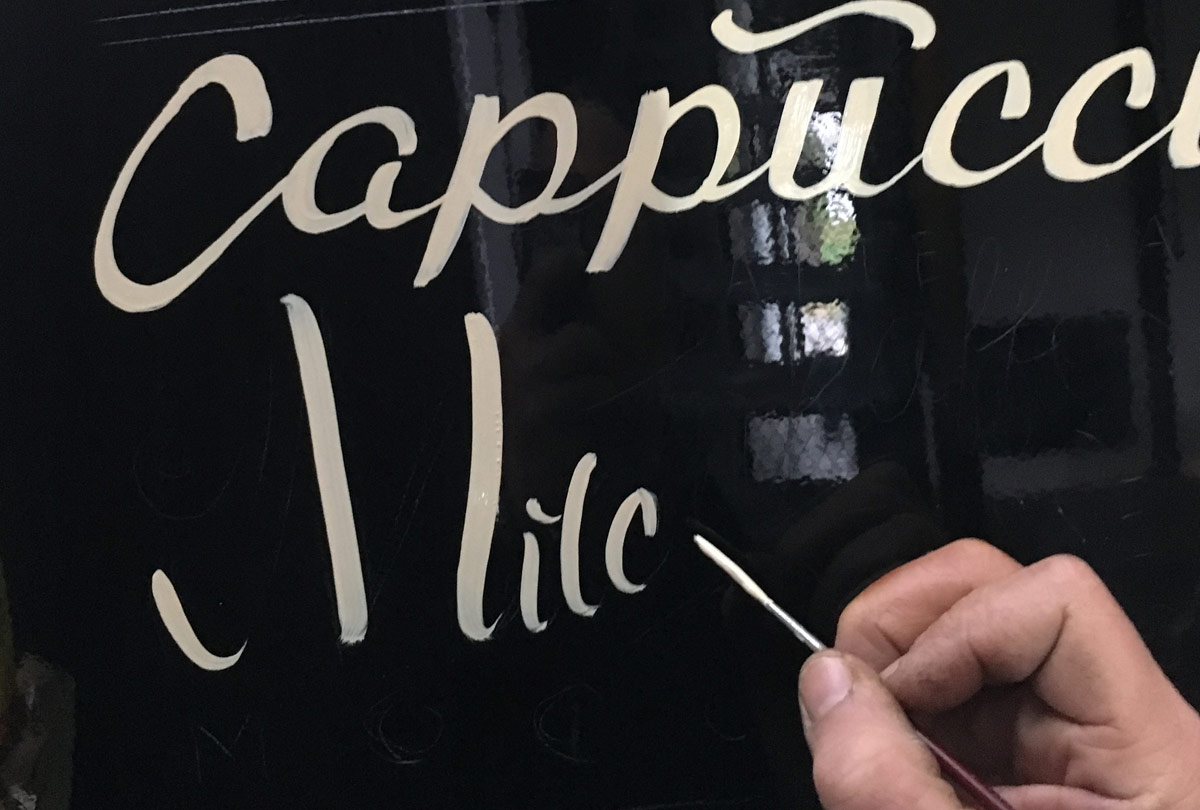 Herr Bohne - Food Kaffee Truck Lettering