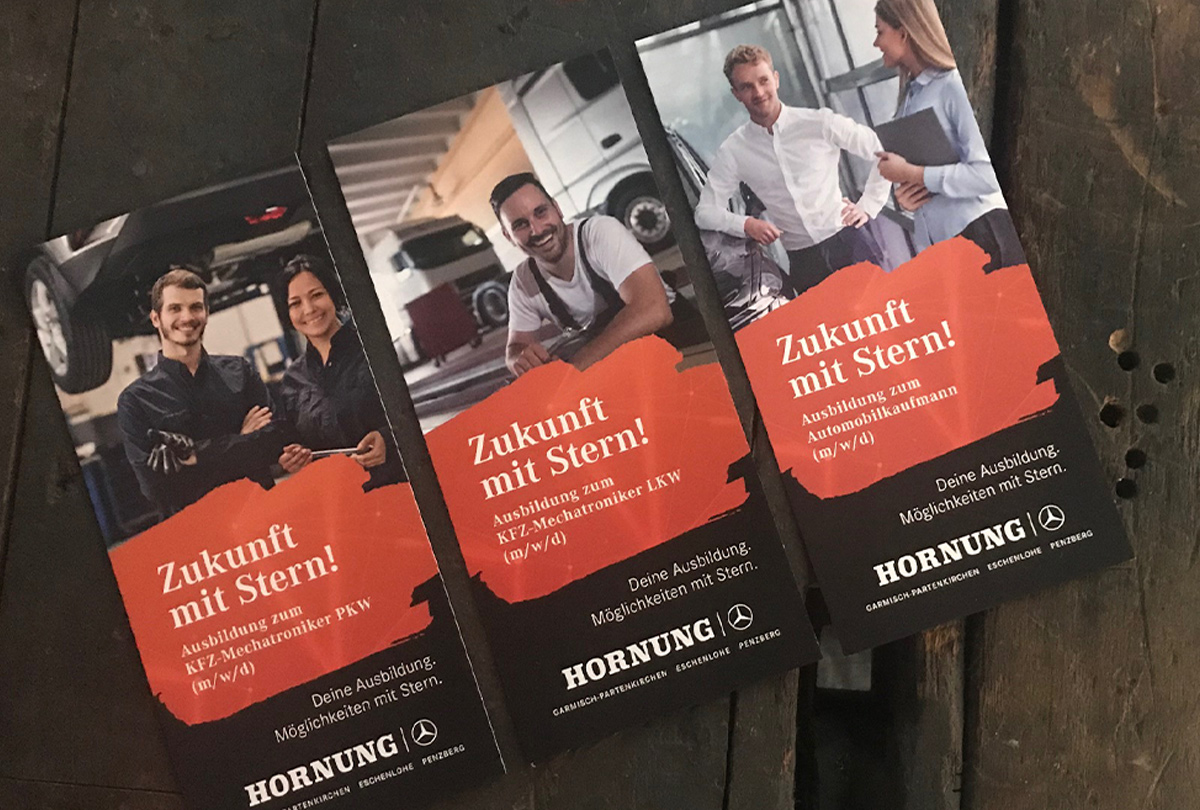 Autohaus Hornung – Flyer Ausbildung