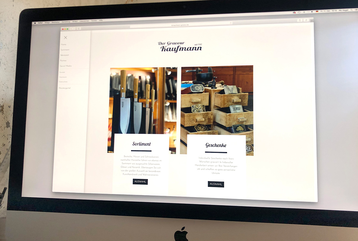 Der Graveur Kaufmann