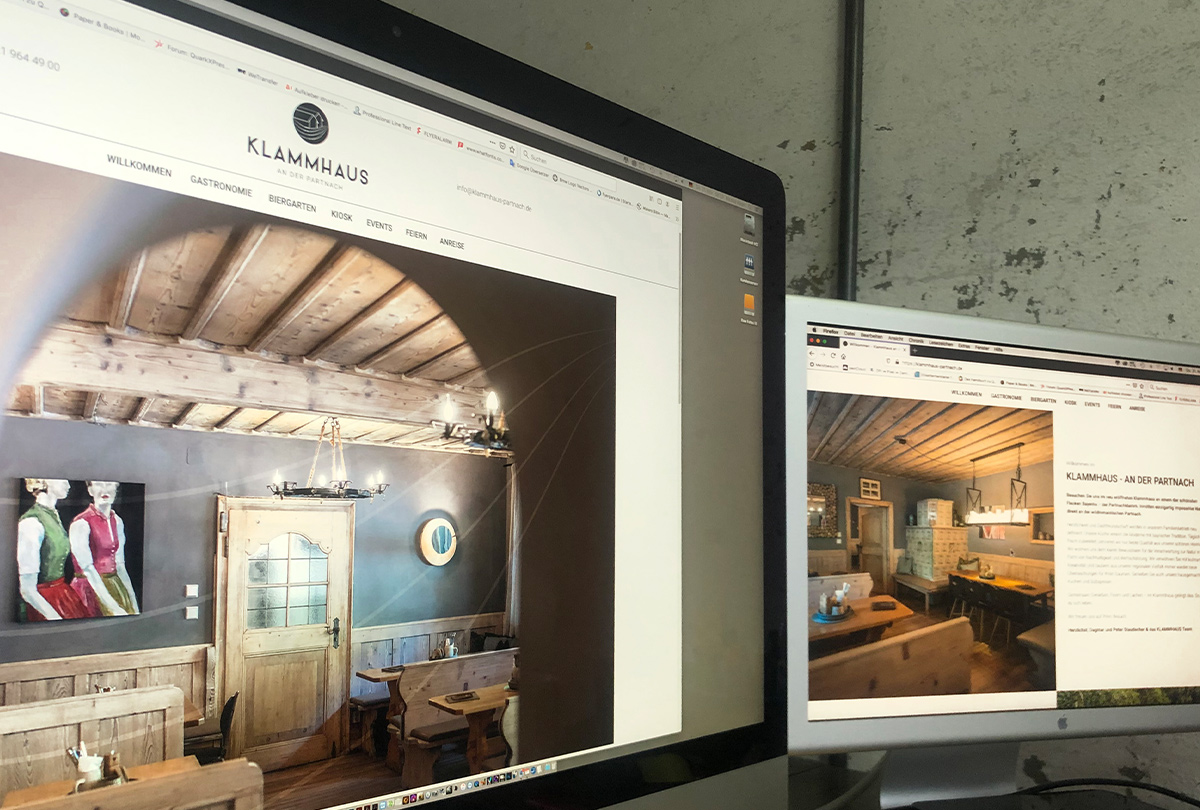 Klammhaus an der Partnach - Website