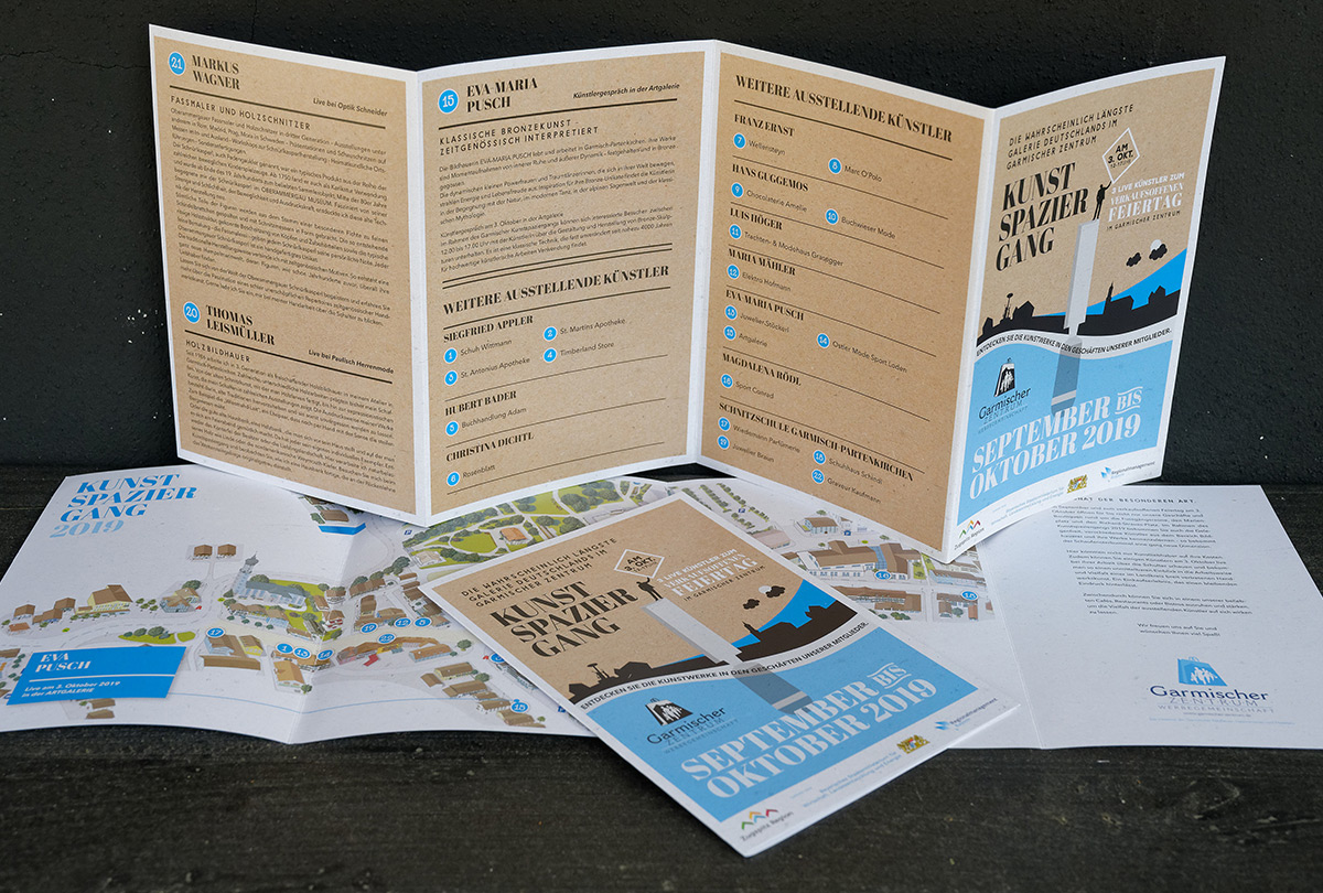 Garmischer Zentrum - Kunstspaziergang 