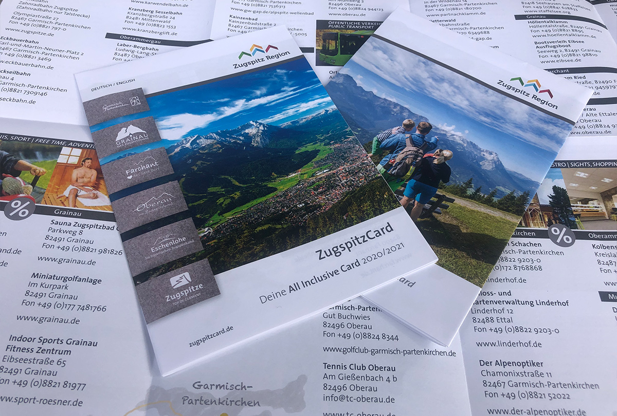 Zugspitz Region – Faltplan ZugspitzCard